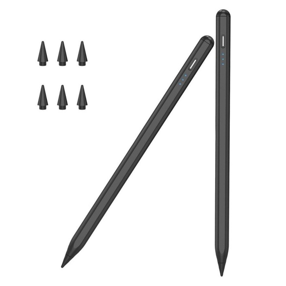 Stylus Pencil for iPad A16/11th Gen(2018-2025),2Pack Active Pen Black